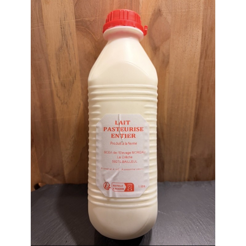 LAIT ENTIER PASTEURISE 1L