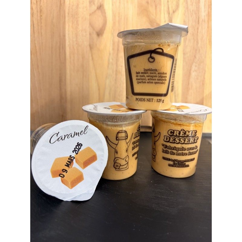 Crème Dessert CARAMEL (lot de 4 )