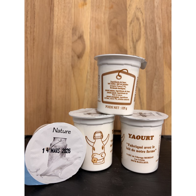 Yaourt Nature ( lot de 4)