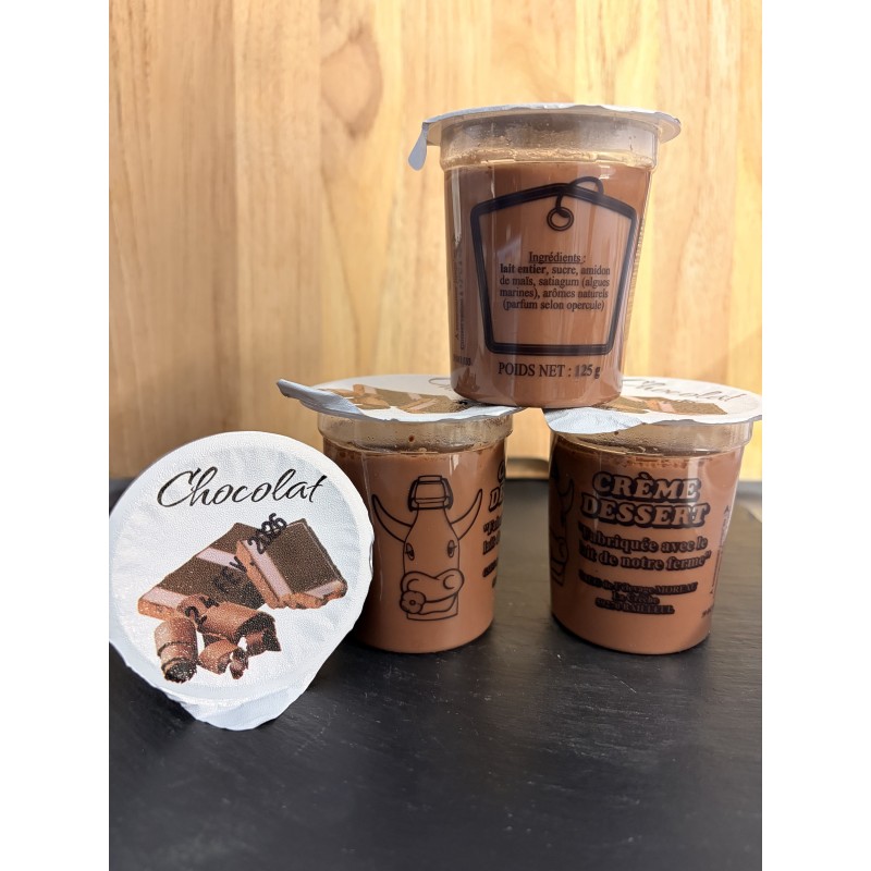 Crème Dessert CHOCOLAT (lot de 4 )
