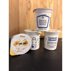 Yaourt Brassé POIRE ( lot de 4 )