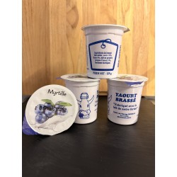 Yaourt Brassé MYRTILLE ( lot de 4 )