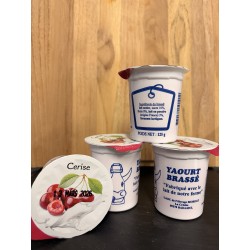 Yaourt Brassé  CERISE ( lot de 4 )
