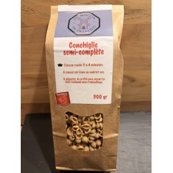 pâtes semi complète CONCHIGLIES en 500gr