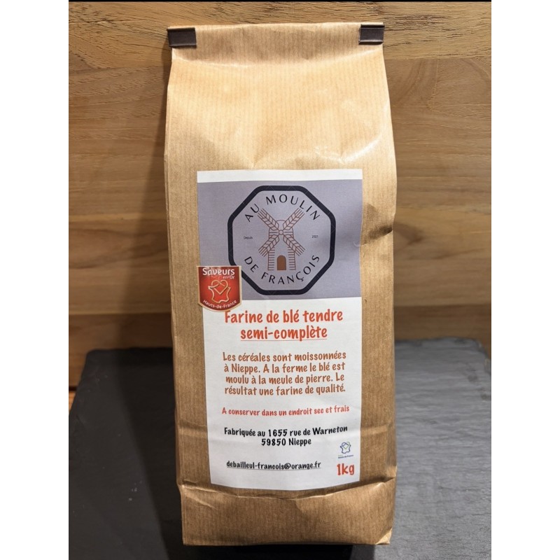 FARINE semi complète en 1 kg